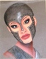 76  Tessa Davies  Woman in Mask  Pastel